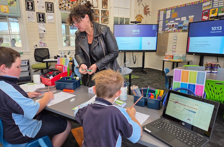 Image of a colourful classroom where students feel safe and valued