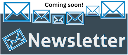 Image of sign indicating newsletter coming soon