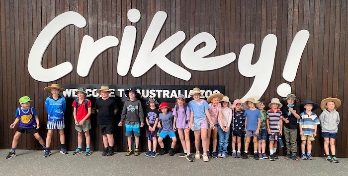 Image of small schools excursion at Australia Zoo